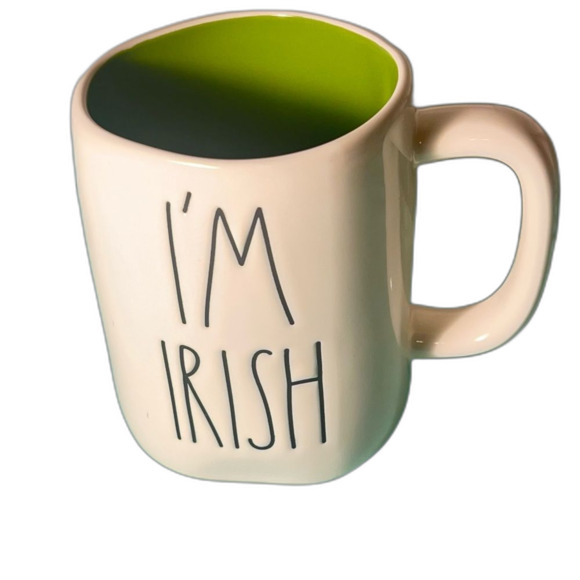 Rae Dunn I’m Irish coffee cup by Magenta green and white - Picture 1 of 6